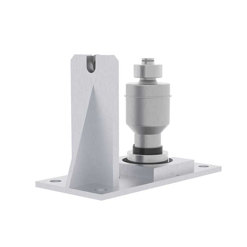Galvanized load cell base plate on the Patriot Digital Truck Scale