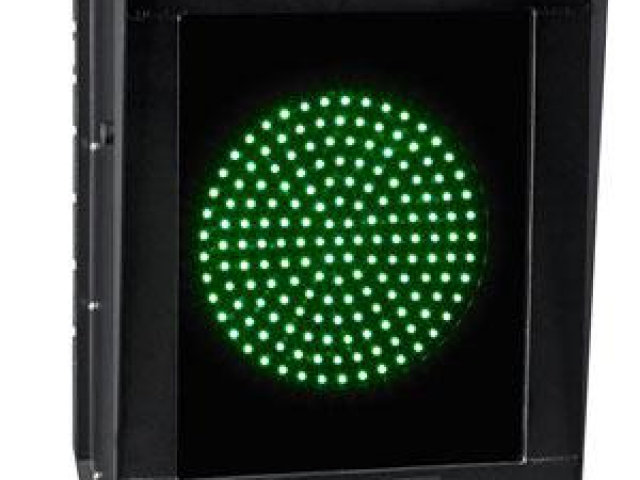 LED Red / Green Traffic Signal, 8-inch