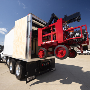 Enclosed Box Test Truck