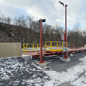 Catwalk Bridge with Handrail and Kick-plate