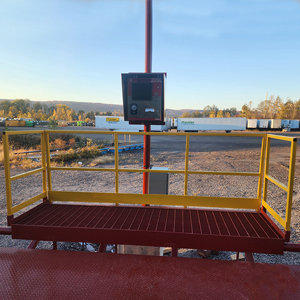 Catwalk Bridge with Handrail and Kick-plate
