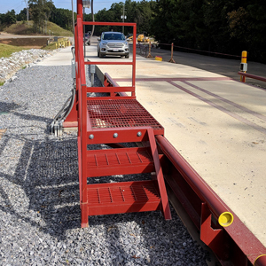 Catwalk Bridge with Handrail and Kick-plate