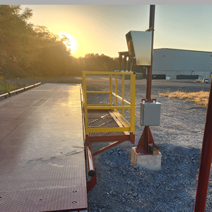 Catwalk Bridge with Handrail and Kick-plate